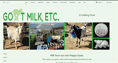 Desktop Screenshot of goatmilketc.com